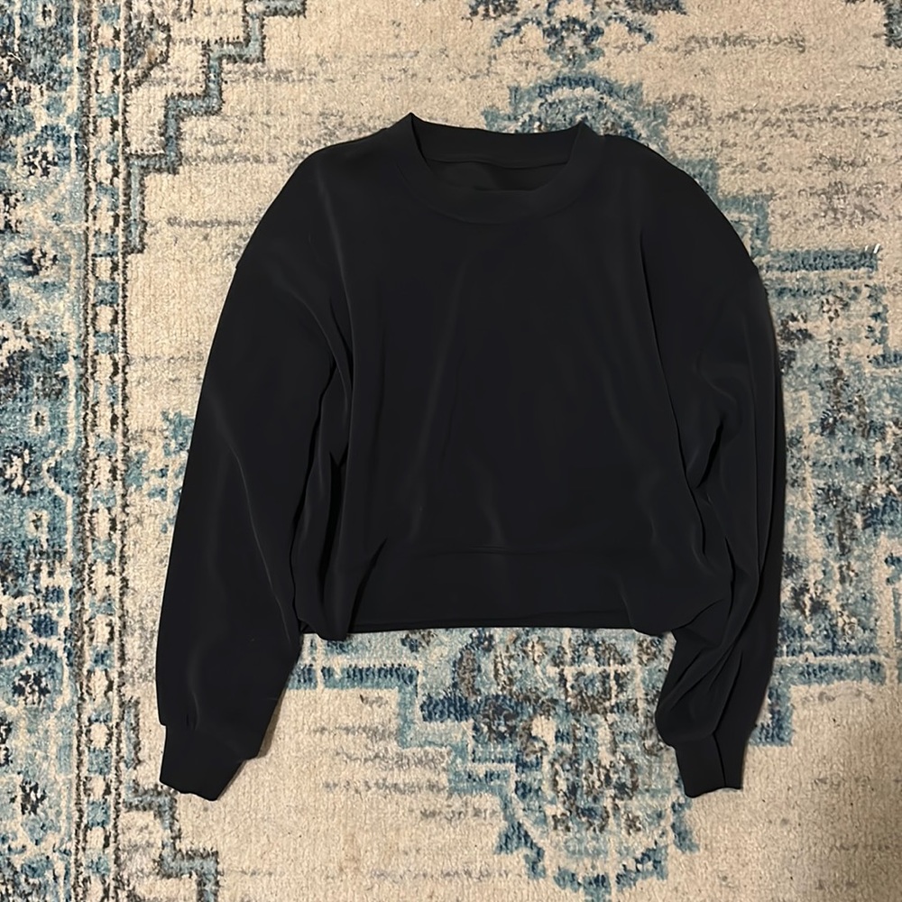 Lululemon Softstreme Perfectly Oversized Cropped Crew